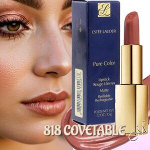 ESTEE LAUDER Pure Color Creme Refillable Lipstick* ~ 818 COVETABLE 3.5g NIB